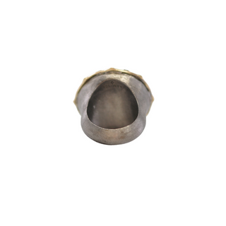 Pointed Round Hematite Cocktail Ring