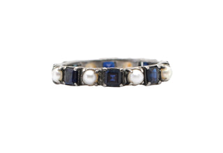 Pearl Stack Band Ring