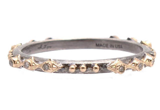 Rose World Multi-Crivelli Stack Band Ring