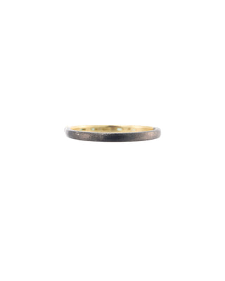 Grandidierite Baguette Simple Stack Ring