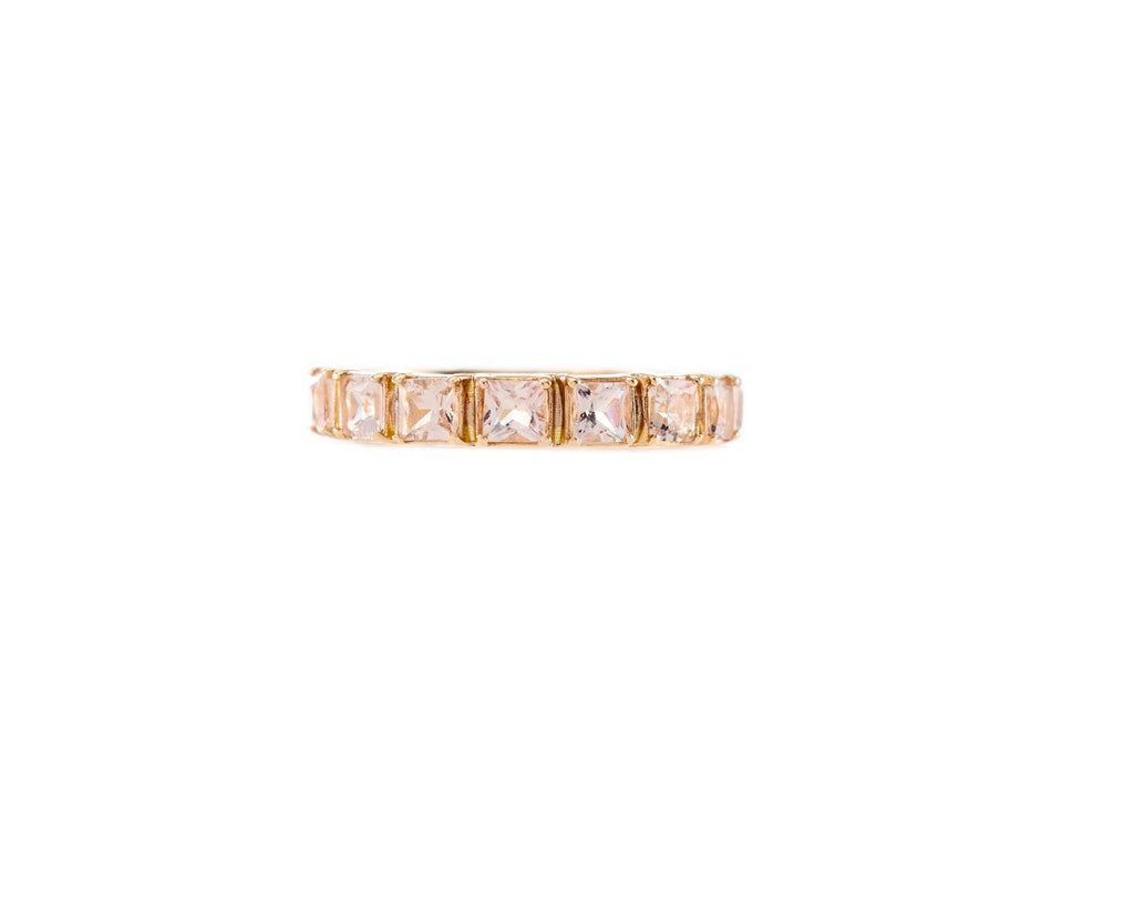 MORGANITE STACK BAND RING – Armenta Collection