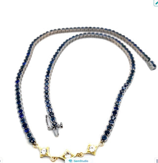 SAPPHIRE STATEMENT NECKLACE