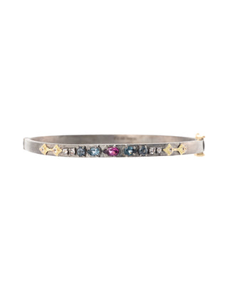 CRIVELLI GEMSTONE HUGGIE BRACELET