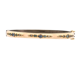 DIAMOND LIGHT PINK ENAMEL BRACELET