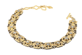 18kt Yellow Gold Crivelli Cross Bracelet