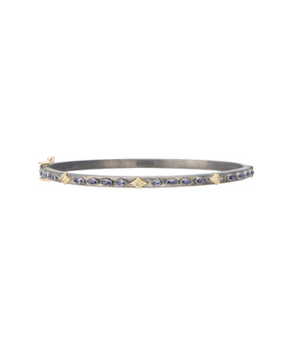 Marquise Iolite Huggie Bracelet