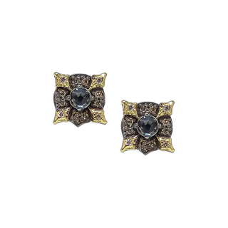 CRIVELLI CROSS STUD EARRINGS
