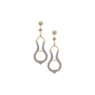 62 MM HORSESHOES DROP EARRINGS