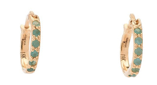 GRANDIDIERITE HUGGIE EARRING