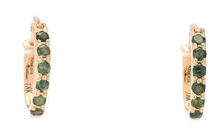 TOURMALINE HUGGIE EARRING