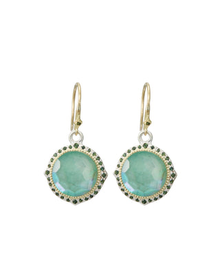 Turquoise Doublet Drop Earrings