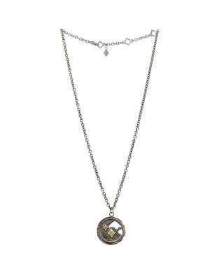Large Artifact Disc Necklace