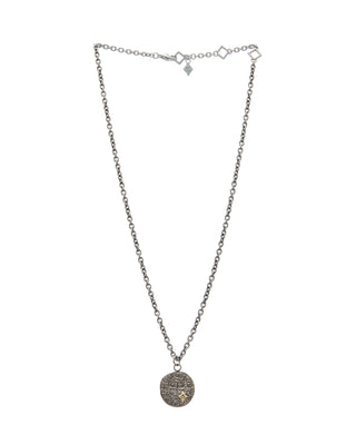Gold Coin Medallion Necklace