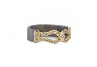 PAPERCLIP STACK RING