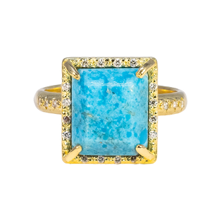 TURQUOISE COCKTAIL RING