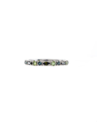 Eternity Band with Marquise & Round Tourmalines