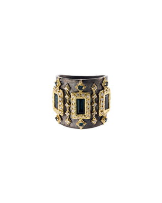 LONDON BLUE TOPAZ CRIVELLI RING