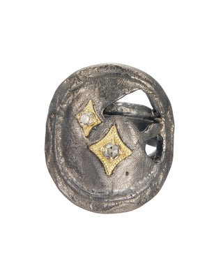 Artifact Disc Diamond Ring
