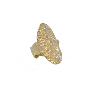 Yellow Gold Artifact Statement Ring