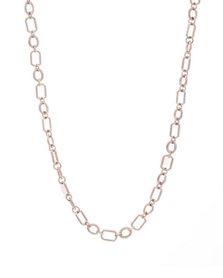 Small Silver Paperclip Chain with Crivelli Toggle