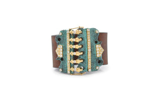 Artifact Leather Cuff Bracelet