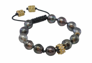 Tahitian Pearls Beaded Bracelet