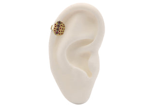 Pave Ruby Ear Cuff Earring