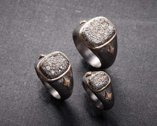 PAVE CUSHION COCKTAIL RING