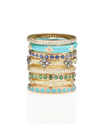 Pave Stack Band Ring