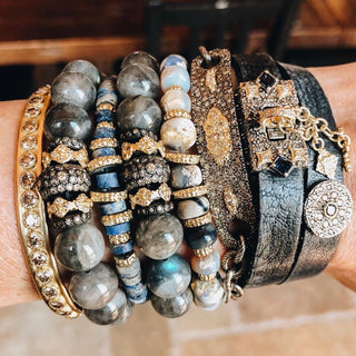 Armenta Wrist stacking is an art form. Stacking and layering to achieve that lived-in-luxe look. Best known for our mixed metal jewelry and #WristStack. 