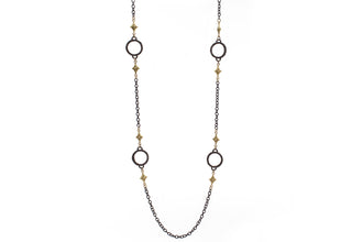 Open Circle Chain Necklace