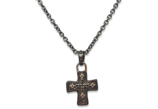 Cross Artifact Pendant Necklace