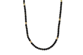 Obsidian Beaded Necklace