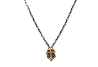 Cross Shield Pendant Necklace