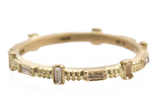Baguette Stack Band Ring