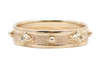 Crivelli and Granulation Stack Band Ring