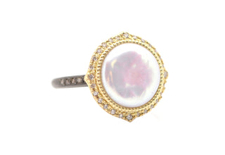 Pearl Coin Ring