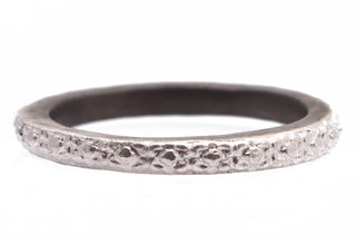 Sterling Silver Textured Stack Ring