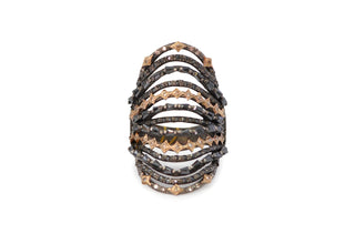 Multi-Banded Cocktail Ring