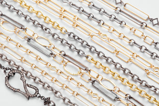 Armenta artisan crafted chain necklaces. 